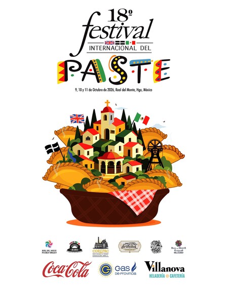 Real del Monte tiene todo listo para su 18º Festival Internacional del Paste: conoce cuándo y dónde puedes disfrutar con sabor, tradición y música