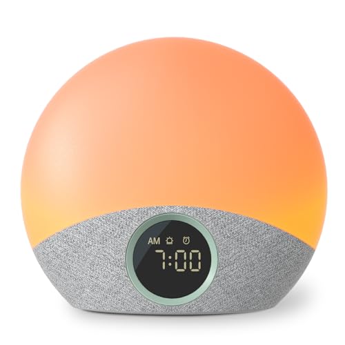 Momcozy Reloj Despertador de Amanecer, Máquina de Sonido de Ruido Blanco