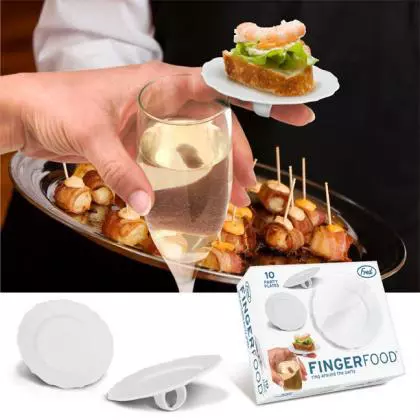 Como plato al dedo