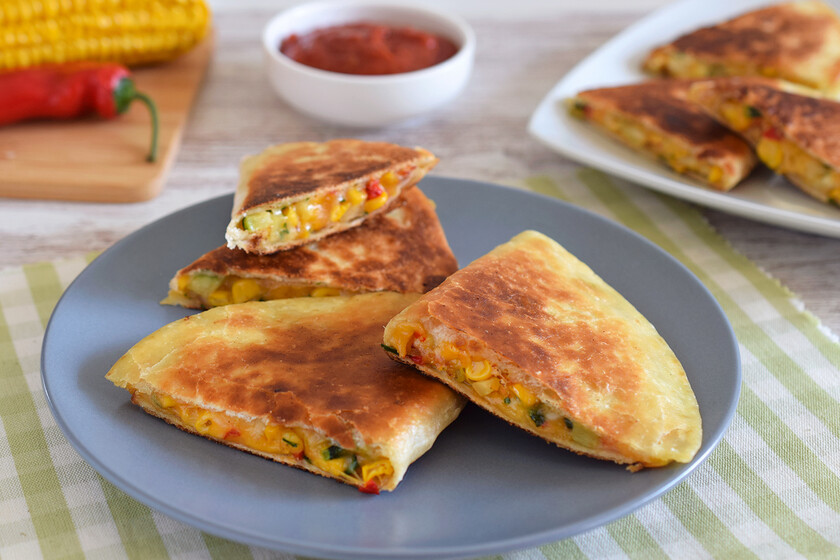 Zucchini And Corn Quesadillas. Easy, Simple And Delicious Cooking Recipe Bullfrag