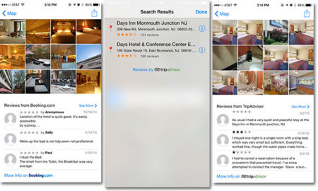 ¿Buscas un hotel en Apple Maps? Ahora podrás ver también la valoración de los usuarios