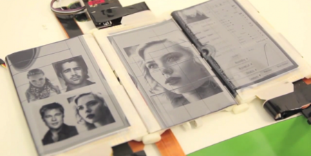Paperfold, tres pantallas de tinta electrónica que funcionan de forma autónoma o combinada