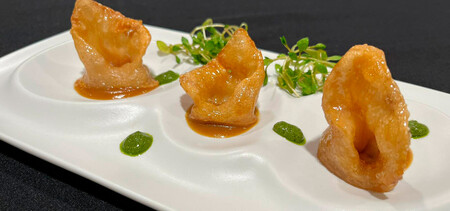 Orejas de cochinillo al vacío y fritas. ©Casa Silvano Maracaibo.