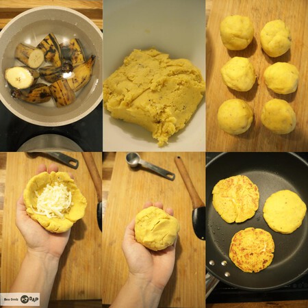Pasos Arepas Platano