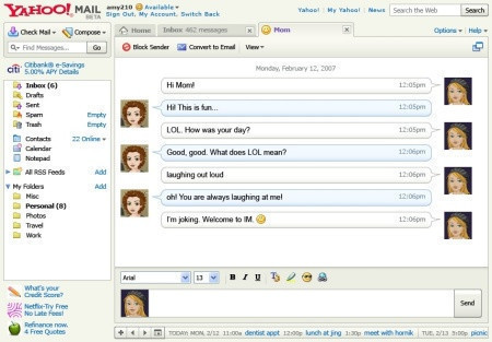Correo Yahoo ahora con Yahoo Messenger integrado