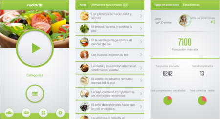 Runtastic test de nutrición: app para dar respuesta a los mitos de nutrición