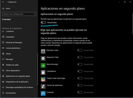 Apps En Segundo Plano Windows 10 Png