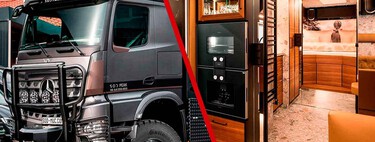Este camión camper 6x6 me lo pediría para Reyes si tuviera el sueldo de Mbappé: apocalíptico por fuera, suite de lujo por dentro y con interior de Rolls-Royce 