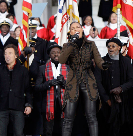 Los famosos en el gran concierto inaugural de Obama