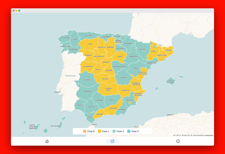 'Volvemos a salir': un mapa interactivo que te cuenta todo sobre las fases de la desescalada en España