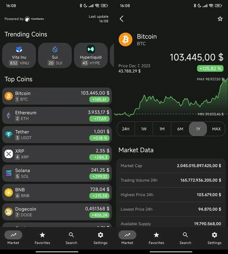 ビットコインアプリ