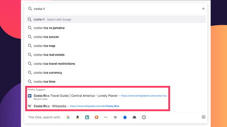 Mozilla implementará anuncios en la barra de direcciones de Firefox 92, pero lo hará disimulándolos como "sugerencias"