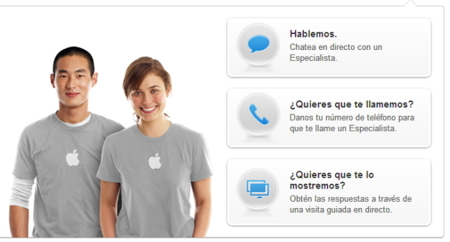 Apple incorpora la funcionalidad de consulta con especialistas on-line en la web del iPad