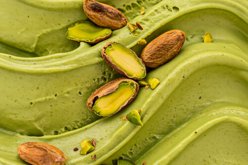 Helado De Pistacho Con Pistachos