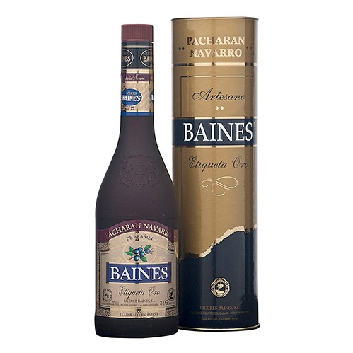 Pacharán navarro Baines Etiqueta Oro

