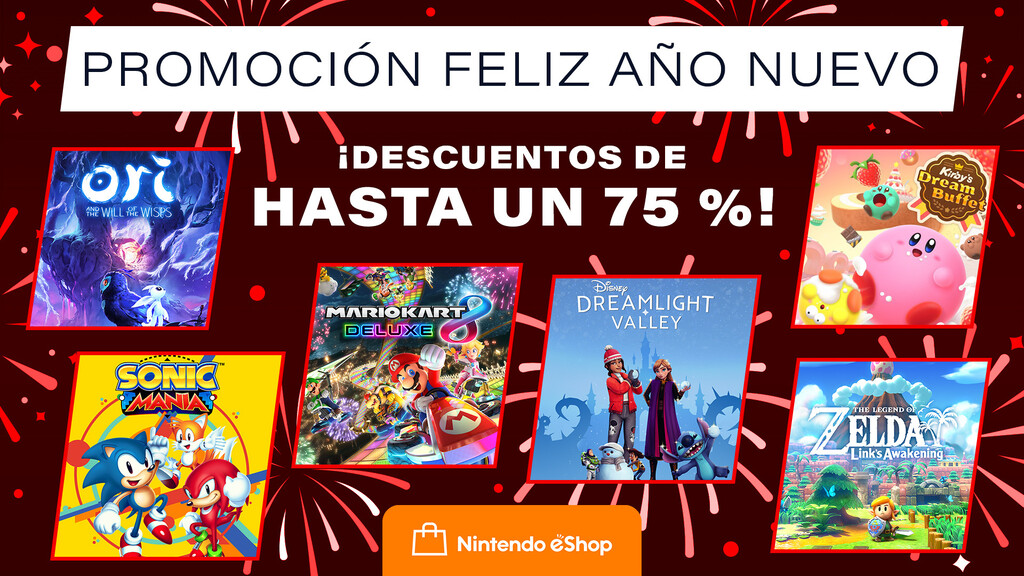 La promoción Feliz Año Nuevo llega a la eShop y te escogemos 9 juegos con descuento para Nintendo Switch La promoción Feliz Año Nuevo llega a la eShop y te escogemos 9 juegos con descuento para Nintendo Switch