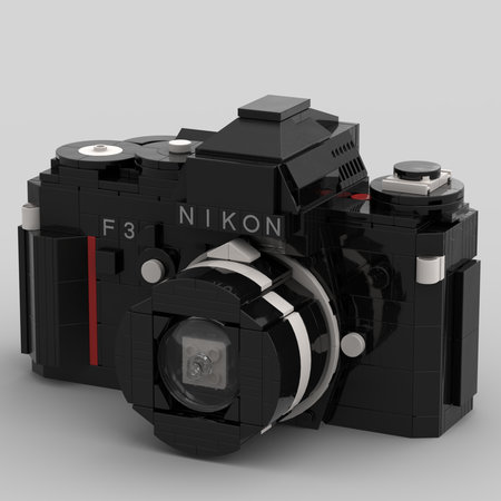 Crean los planos para hacer una Nikon F3 con piezas de Lego