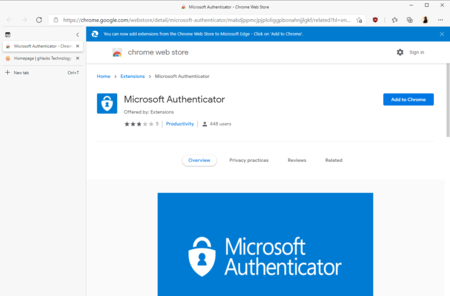 La extensión falsa de phishing de Microsoft Authenticator desaparece por fin de la Chrome Web Store tras un mes