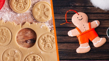 Parecen galletas pero no lo son: cómo hacer decoraciones navideñas con masa de sal y solo 3 ingredientes