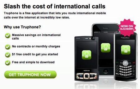Truphone, llamadas VoIP desde el móvil