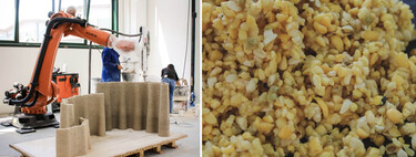 Han creado un hormigón de maíz. Se imprime y acaba con uno de los grandes problemas de la construcción