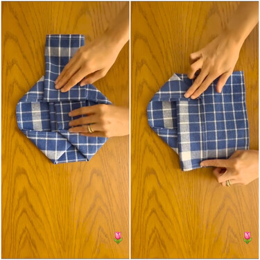 Esta es la ideaza del siglo para reutilizar trapos viejos o retales de tela y hacer paneras. También sirven para servir aperitivos, y se hacen sin coser
