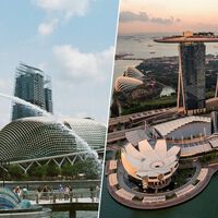 Singapur se está haciendo a sí mismo, literalmente: ha ganado un 25% de tierra al mar y convierte aguas residuales en agua potable