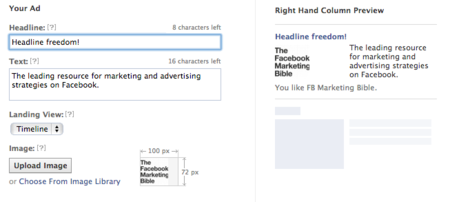 Más personalización en los anuncios de Facebook: ahora se podrá elegir el texto del título