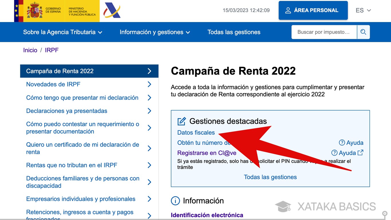 Cómo consultar y rectificar tus datos fiscales para la Renta 2022