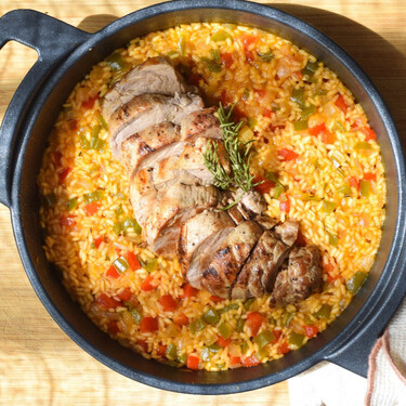Receta de arroz con solomillo, un plato ideal para la comida de los domingos