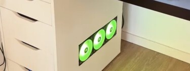 Construye su PC Gaming en un mueble de IKEA y es la mejor idea que puede haber tenido. Ahora, hace menos ruido y se calienta menos 