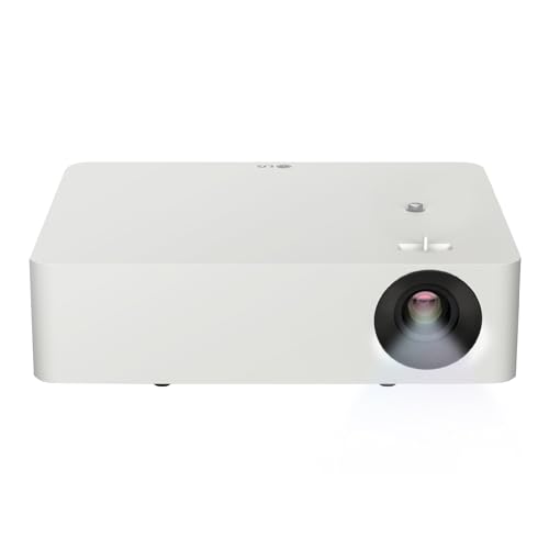 LG CineBeam PF610P - Proyector Full HD con SmartTV, hasta 120'', WebOS 5.0, Lámpara LED RGBB, 1.000 lúmenes, Resolución 1920x1080, HDR10, 150.000:1, Conectividad Inalámbrica, Color Blanco