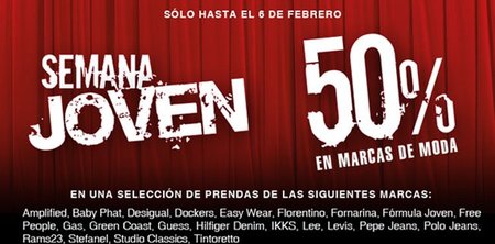 Atención: ¡Semana joven en 'El Corte Inglés'!