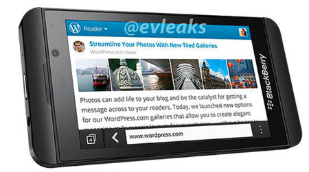 Primeras imágenes oficiales de la Blackberry Z10