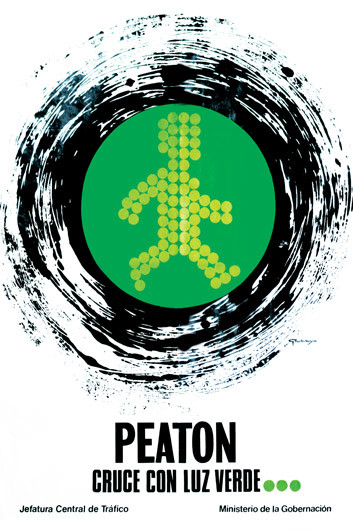 1973 Peaton Cruce Con Luz Verde