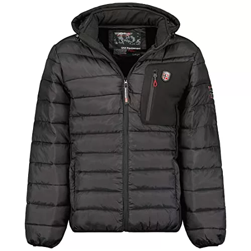 Geographical Norway Belvira Men Chaqueta de Hombre, Noir, XL
