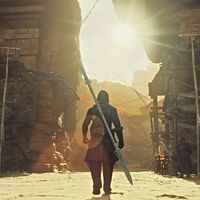 Para demostrar que el sigilo de Dragon's Dogma 2 es pobre, un jugador despeña a un personaje capital por un acantilado mientras la IA observa sin hacer nada 