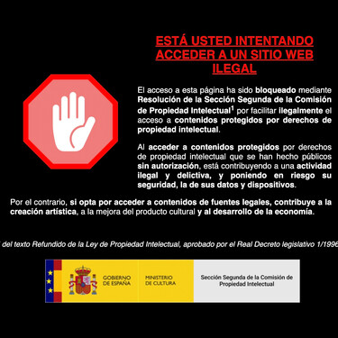 "Está usted intentando acceder a un sitio web ilegal": algo extraño está pasando con Archive.today en España y apunta en una dirección