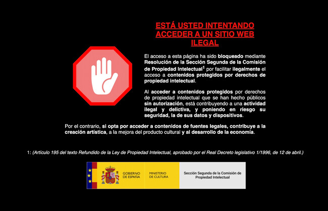 Archive Today Bloqueado en España