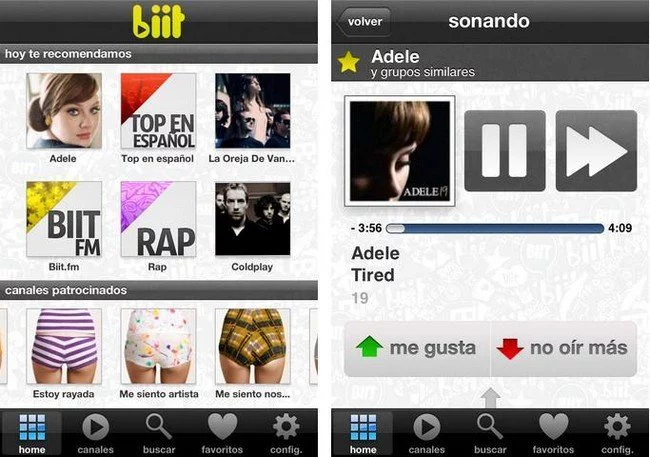 Biit en el iPhone