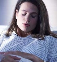 Técnica de respiración para contracciones