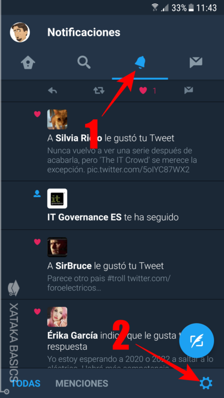 Configuracion De Notificaciones En Twitter