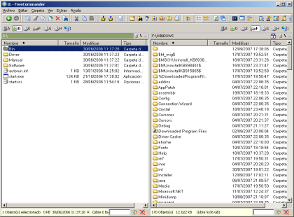 FreeCommander: especial reemplazos de Windows Explorer