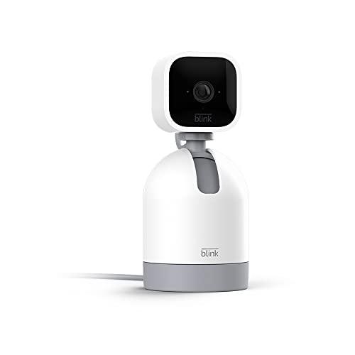 Blink Mini Pan-Tilt Cámara | Cámara de seguridad inteligente orientable, interior, con enchufe