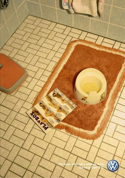 Golf GTI y Playboy, para los niños que siempre fueron hombres