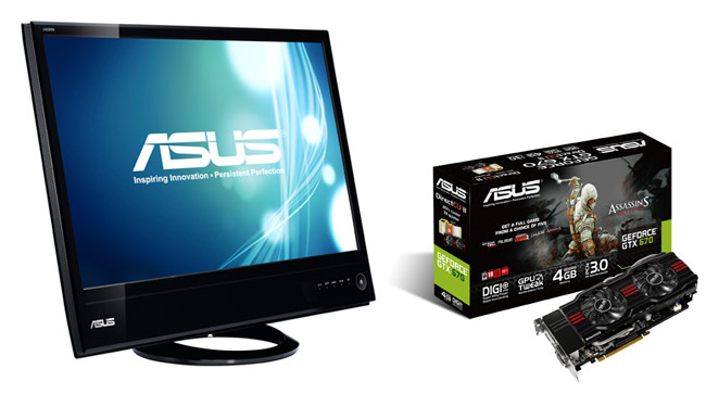 LCD y tarjeta VGA ASUS