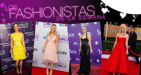 Los fashionistas de la semana: Kaley Cuoco es la maestra del patinaje... ¡y no del artístico!