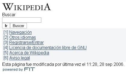La Wikipedia en formato móvil