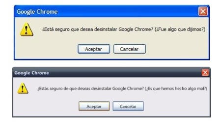 Imagen de la Semana: Chrome ruega por su vida