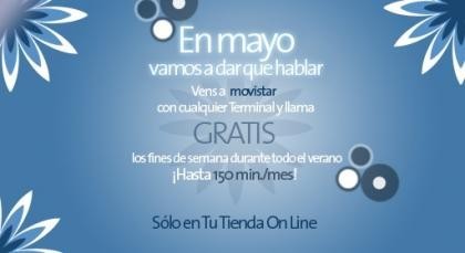 Movistar regala llamadas los fines de semana del verano, en su tienda online
